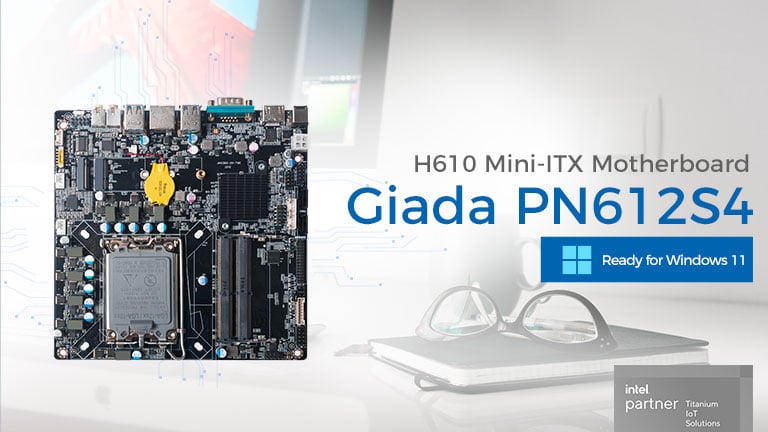 Giada Launches Thin Mini-ITX Motherboard for Alder Lake CPUs