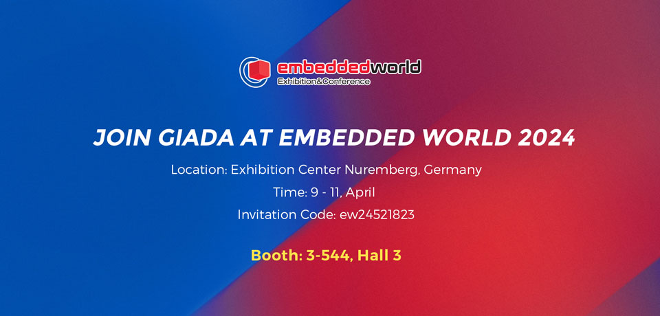 Join Giada at Embedded World 2024